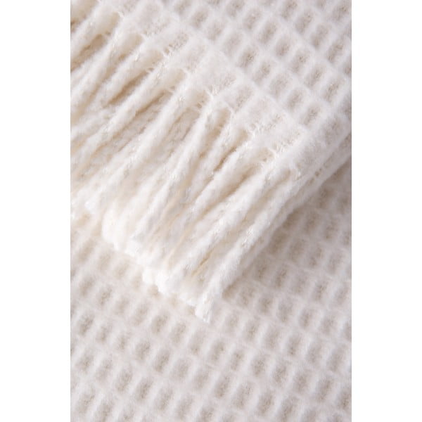 Вафлено одеяло в кремав цвят, 140 x 180 cm Waffel - Euromant-image-2