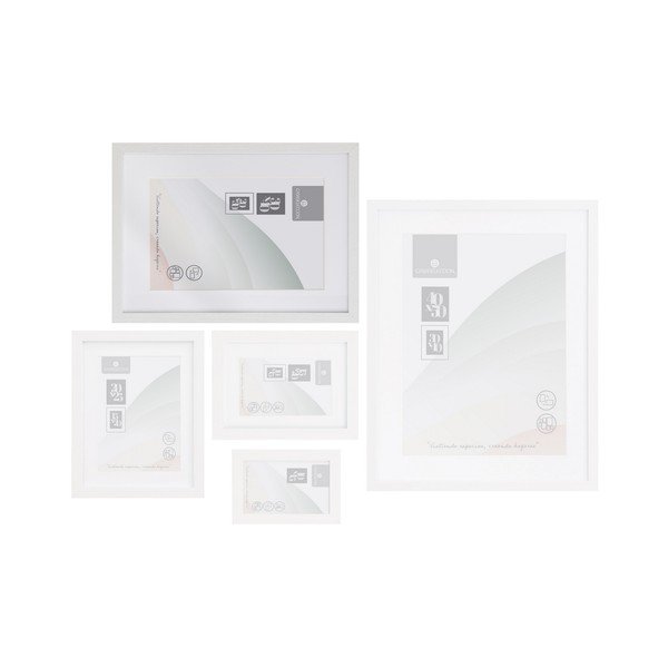 Бяла висяща рамка 32x42 cm Sencillo – Casa Selección-image-1