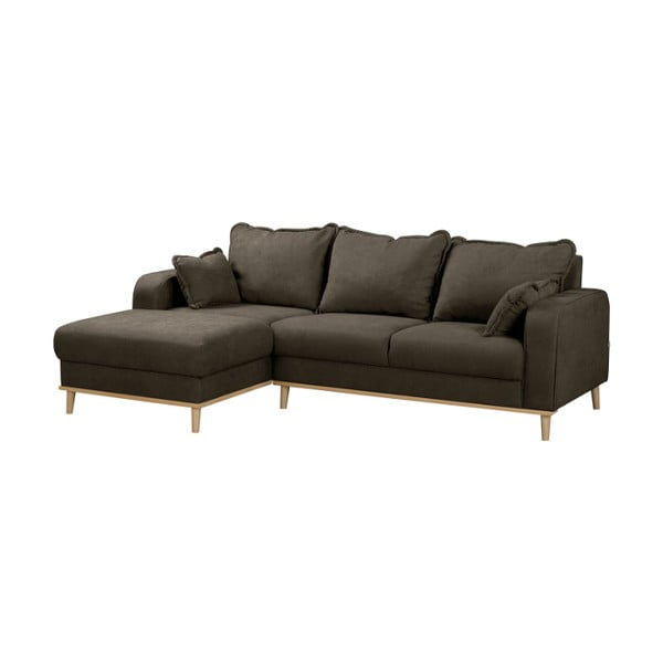 Кафяв ъглов диван (ляв ъгъл) Beata - Ropez-image-3