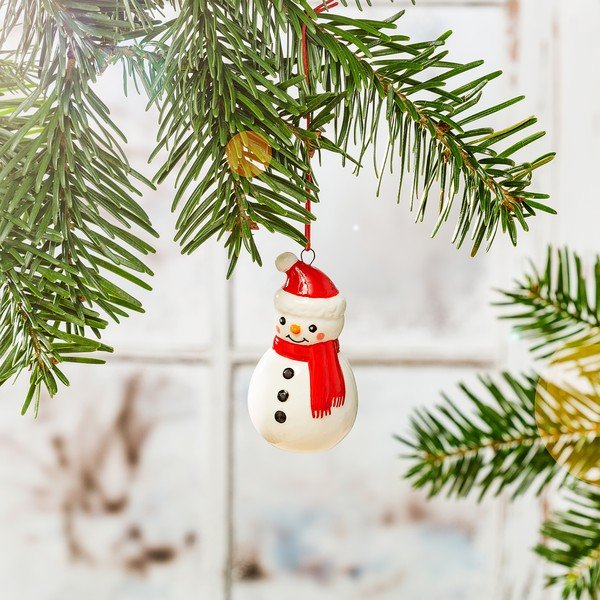 Керамична коледна украса Snowman – Sass & Belle-image-1