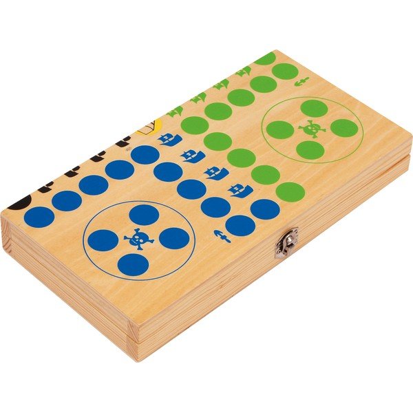 Дървена настолна игра Ludo Пиратски остров - Legler-image-1