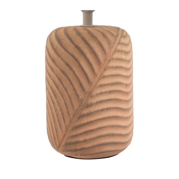 Настолна лампа в кремав и тухлен цвят с текстилен абажур (височина 39 cm) - Casa Selección-image-2