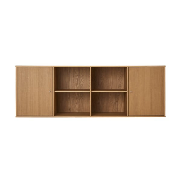 Нисък висящ скрин от декор от дъб  в естествен цвят 176x61 cm Mistral – Hammel Furniture