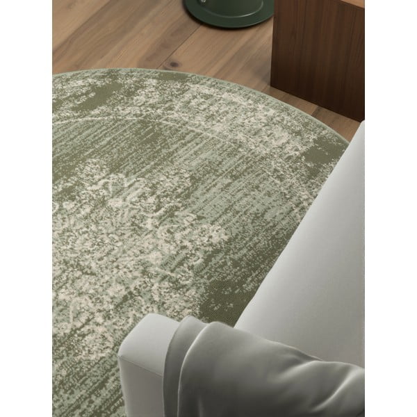 Зелен кръгъл килим ø 160 cm Gloria Lydia – Hanse Home-image-2