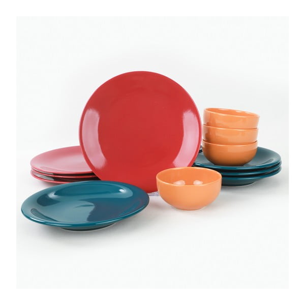 Комплект керамични съдове за готвене от 12 части Rainbow - My Ceramic
