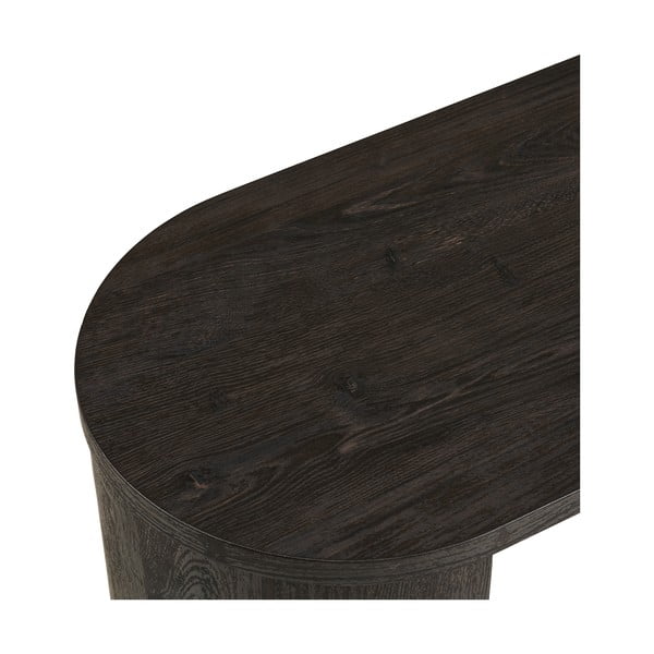 Тъмнокафява конзолна маса от декор от дъб  38x114 cm Bibione – House Nordic-image-4