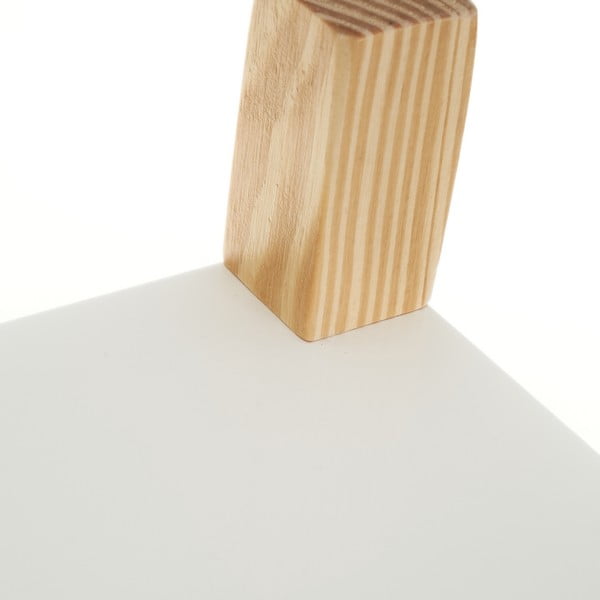 Бяла детска етажерка с плъзгащи се врати 70x77 cm - Casa Selección-image-1