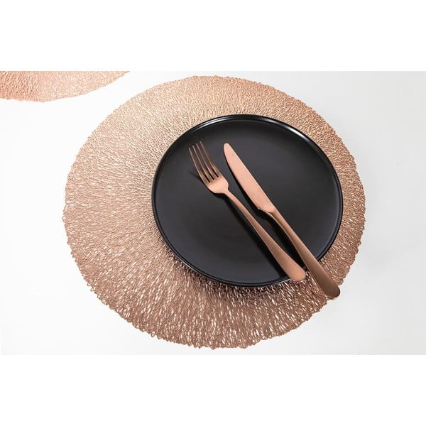Подложка за хранене в розово злато , ⌀ 38 cm - Tiseco Home Studio-image-1