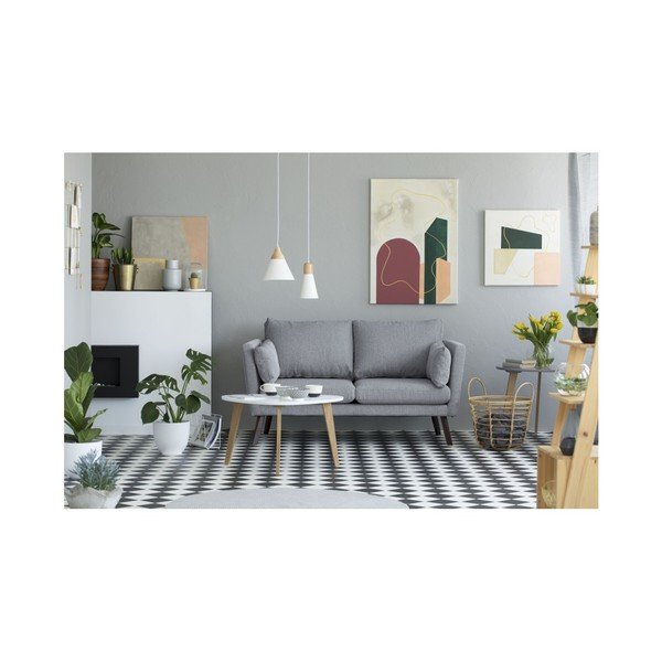 Světle šedá 2místná pohovka Mazzini Sofas Elena-image-2