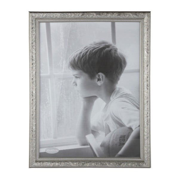 Винтидж сребърна рамка за снимки, 40 x 30 cm - KJ Collection