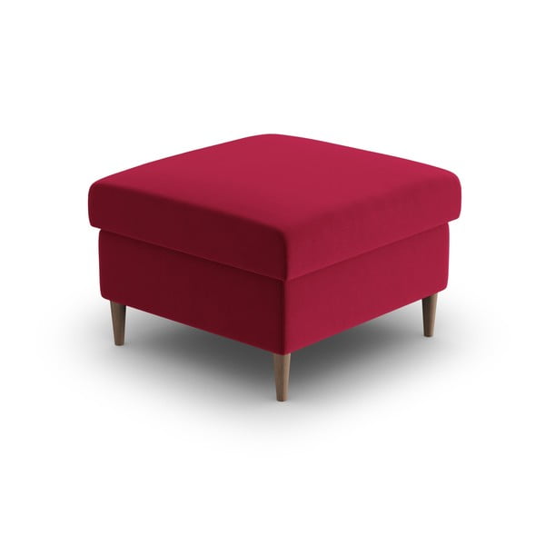 Червена кадифена табуретка Kyoto – Cosmopolitan Design-image-2