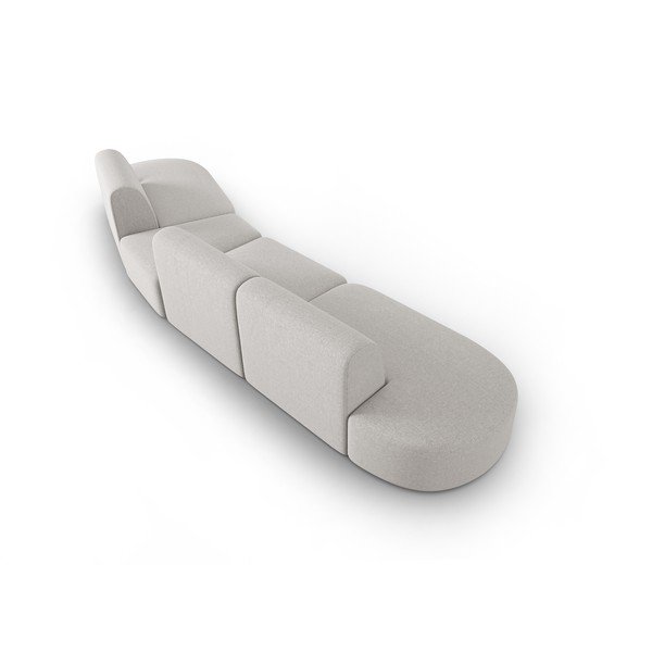 Светлосив диван 412 cm Shane - Micadoni Home-image-3