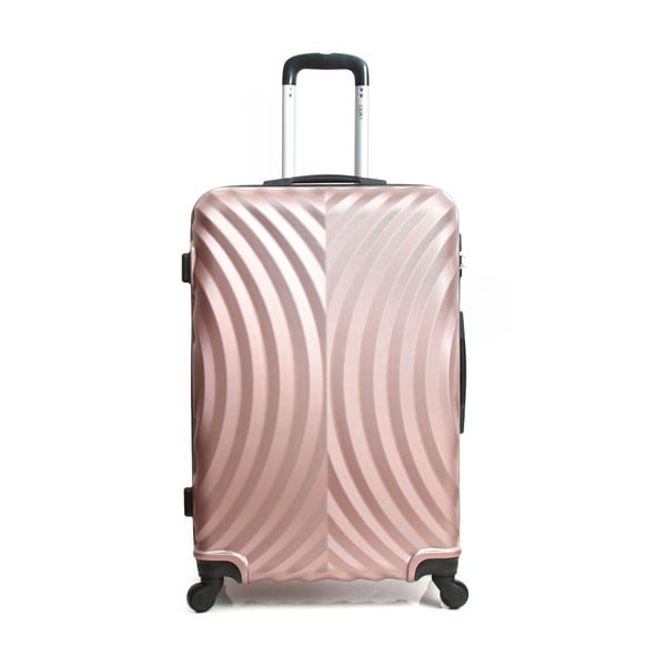 Розов куфар на колелца Lagos, 91 л - Hero