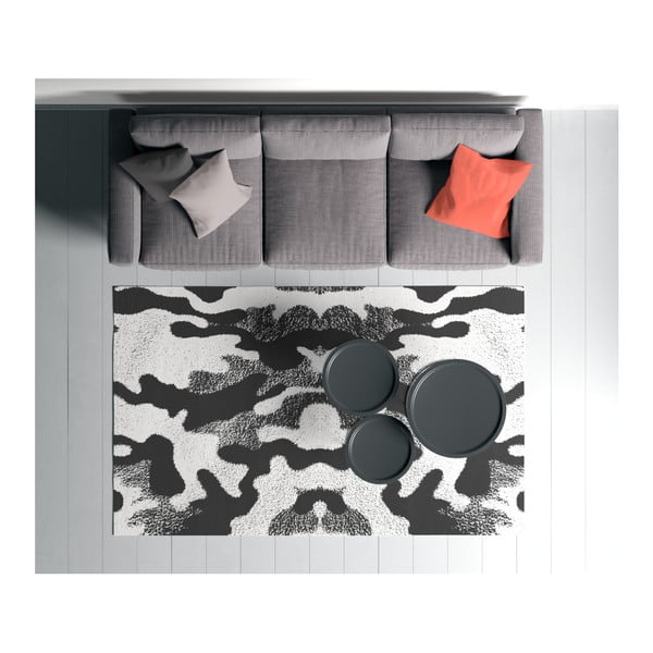 Черно-бял килим Suzzo BW, 100 x 150 cm - Oyo home