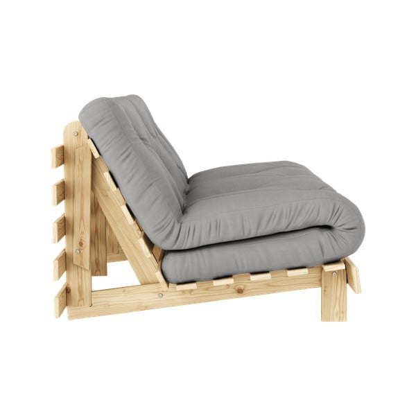 Сив разтегателен диван 160 cm Roots - Karup Design-image-4