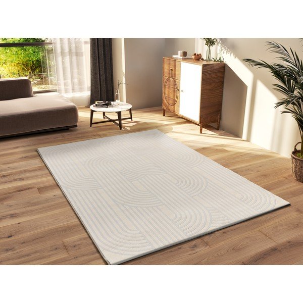 Килим в светлосиво и слонова кост 160x230 cm Baresa – Universal-image-1