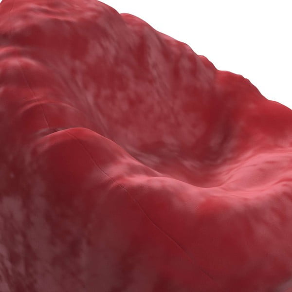 Червена чанта за сядане Posh Velvet - Yellow Tipi-image-1