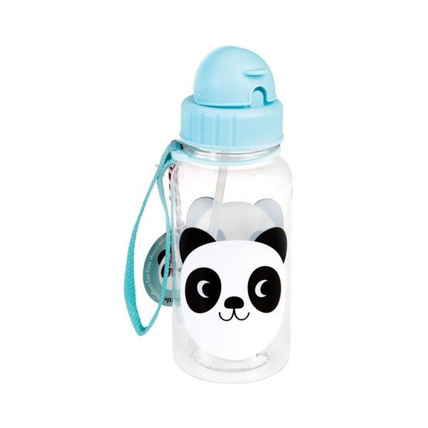 Светлосиня тританова детска бутилка 500 ml Miko the Panda – Rex London