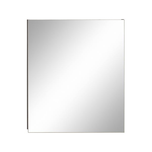 Сив стенен шкаф за баня с огледало , 60 x 70 cm Wisla - Støraa-image-3