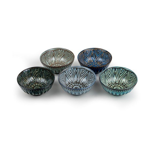 Порцеланови купички в комплект от за сервиране 5 бр. 150 ml Jara – Bredemeijer