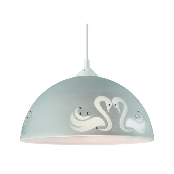 Сиво висящо осветително тяло Swan - LAMKUR-image-1
