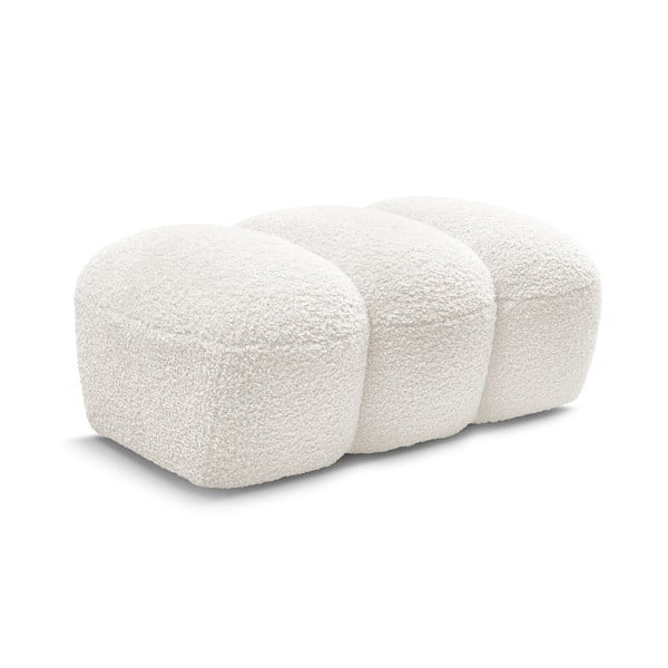 Бяла табуретка  от прежда с примки от букле Hippolyte – Bobochic Paris-image-3