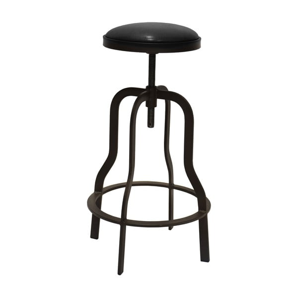 Тъмнокафяв бар стол Vergas, височина 66 cm - RGE