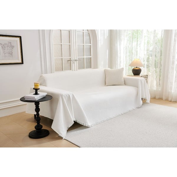 Бяло покривало за кресло 70 cm Talo – Filumi-image-1