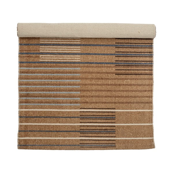 Кафяв измиваем килим 55x80 cm Boon - Bloomingville-image-2