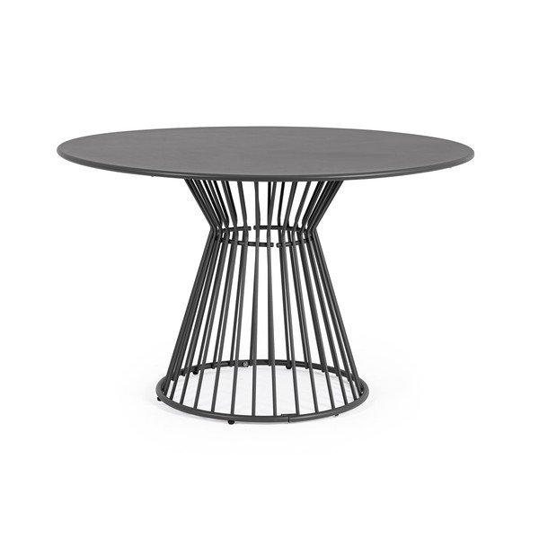 Стоманена кръгла градинска маса за хранене ø 120 cm Austin – Bizzotto