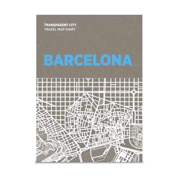 Mapa na popisky Palomar Transparent City Barcelona