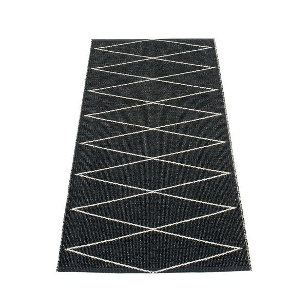Черна пътека за открито и закрито 70x160 cm Max Black – Pappelina
