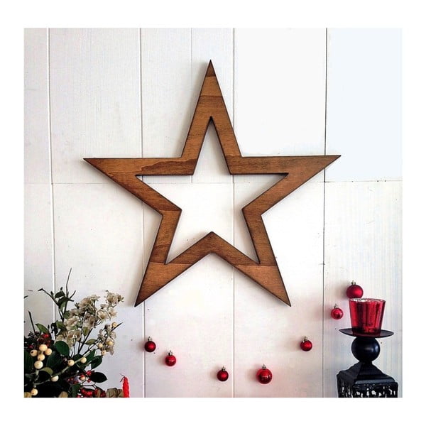 Коледна декорация за стена Hello Star, 62 x 1,8 x 62 cm - La Moneta
