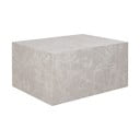 Бежова масичка за кафе от декор от мрамор 60x80 cm Prague – House Nordic