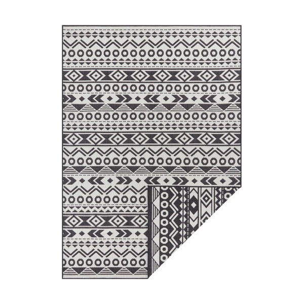 Черно-бял килим на открито Roma, 160 x 230 cm - Ragami