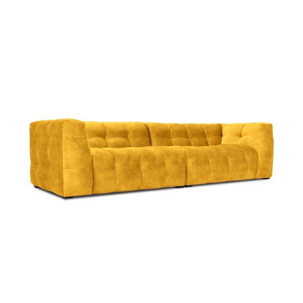 Диван от жълто кадифе , 280 см Vesta - Windsor & Co Sofas-image-3