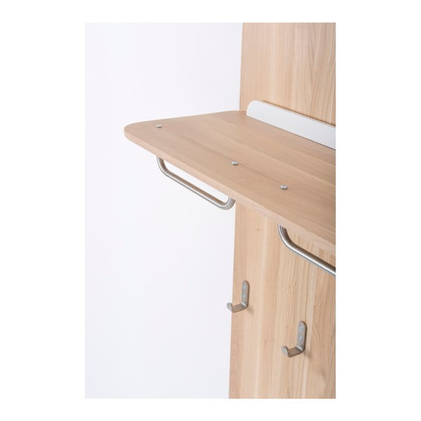 Стенна закачалка за дрехи от дъбово дърво Ena - Gazzda-image-4