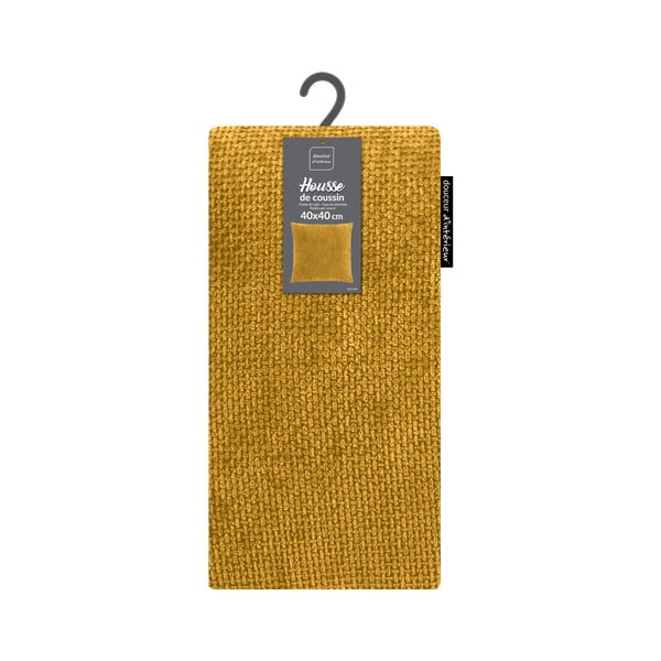 Калъфка за възглавница от шенил 40x40 cm Leo – douceur d'intérieur-image-3