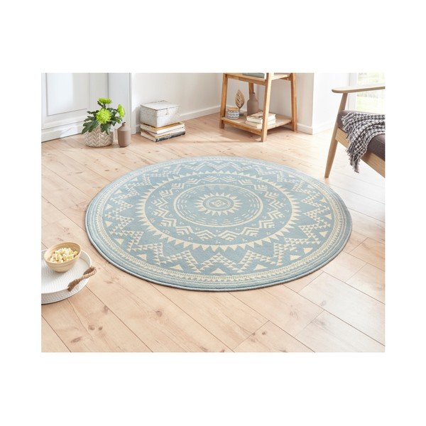 Светлозелен килим Celebration, ⌀ 140 cm - Hanse Home-image-3