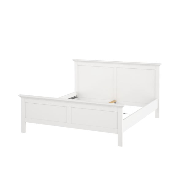 Бяло двойно легло 160x200 cm Paris – Tvilum-image-3