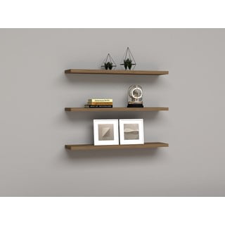 Рафтове в орехов декор в комплект от 3 броя Boss - Kalune Design