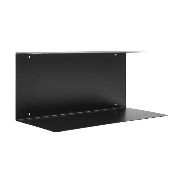 Черен на няколко нива метален стенен рафт 18 cm Lille – House Nordic-image-2