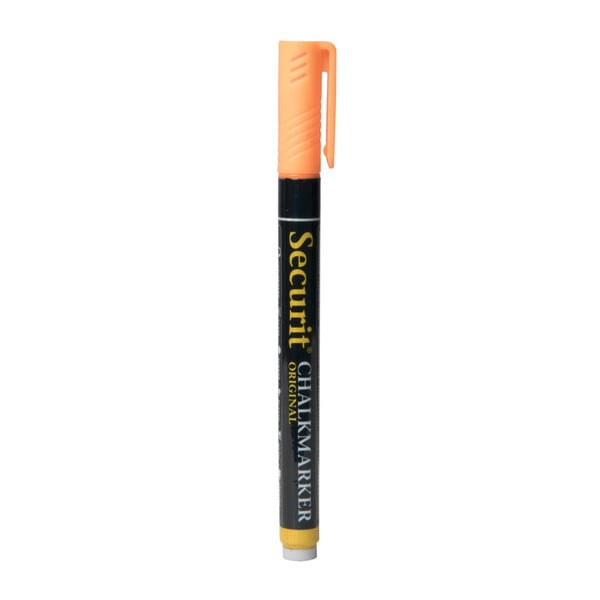 Оранжев тебеширен маркер на водна основа Liquid Chalkmarker Small - Securit®