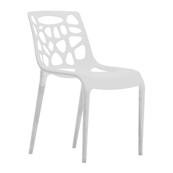 Bílá zahradní židle RGE