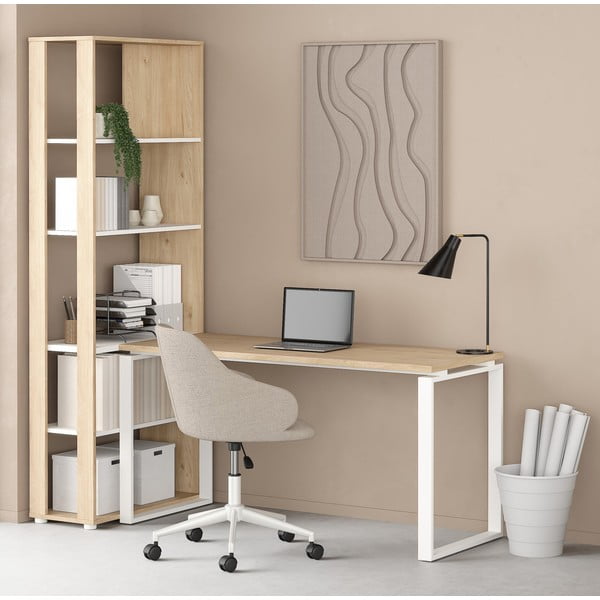 Работна маса с дъбов плот 60x150 cm Sign - Tvilum-image-1