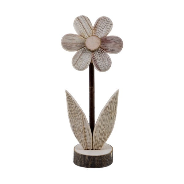 Малка дървена декорация във формата на цвете с цветен мотив Ego Dekor, 8 x 21 cm - Ego Dekor