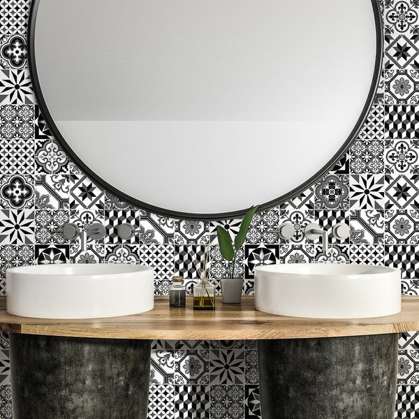 Комплект от 24 стикера за стена Chikito, 10 x 10 cm - Ambiance-image-3