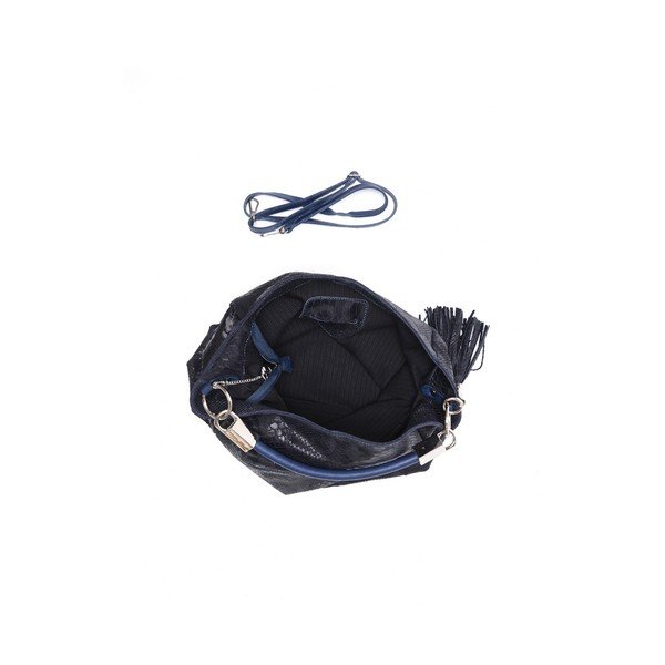 Kožená kabelka Classic 889 Blu Scuro-image-2