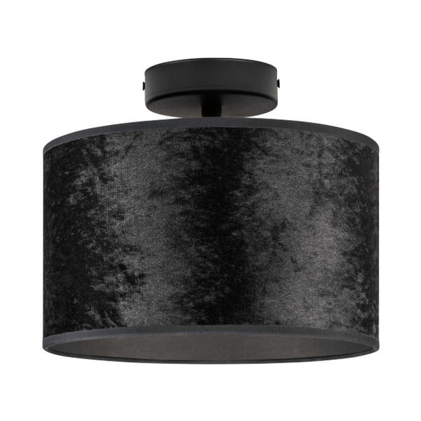 Черна лампа за таван Quince, ⌀ 25 cm - Bulb Attack