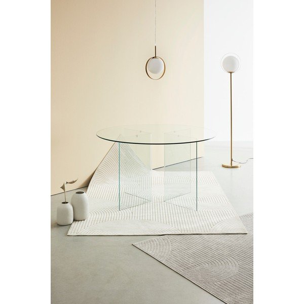 Стъклена кръгла трапезна маса ø 130 cm Iride – Bizzotto-image-1